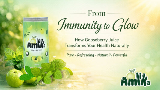 natural amla mint drink