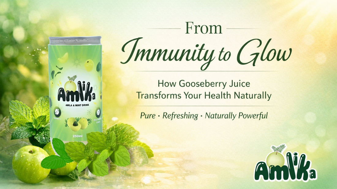 natural amla mint drink