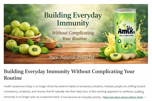 Building Everyday Immunity Without Complicating Your Routine